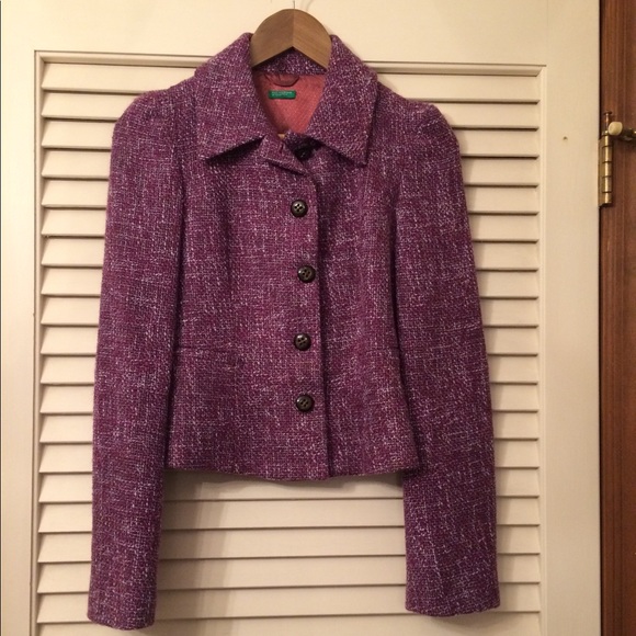 United Colors Of Benetton Jackets & Blazers - Benetton Tweed Blazer
